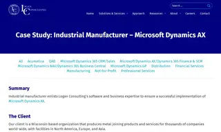 Preview of the Industrial Manufacturer Case Study