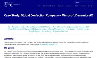 Preview of the Global Confection Company Case Study