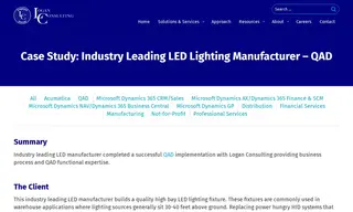 Preview of the Industry Leading LED Manufacturer Case Study