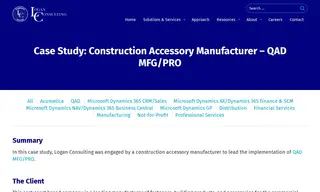 Preview of the Construction Accessory Manufacturer Case Study