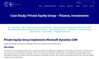Preview of the Private Equity Group Case Study