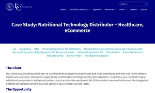 Preview of the Nutritional Technology Distributor Case Study