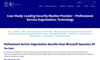 Preview of the Leading Security Monitor Provider Case Study
