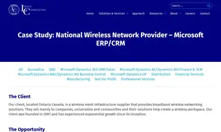 Preview of the National Wireless Network Provider Case Study