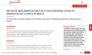 Preview of the Fast-growing Chain of Dermatology Clinics Case Study