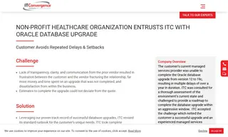 Preview of the Non-Profit Healthcare Organization Case Study