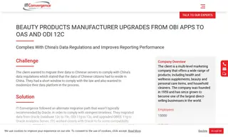 Preview of the Beauty Products Manufacturer Case Study