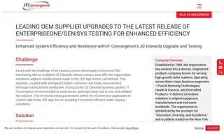 Preview of the Leading OEM Supplier Case Study