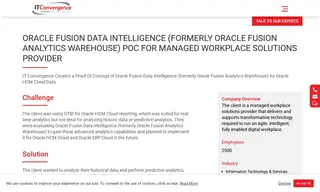 Preview of the Managed Workplace Solutions Provider Case Study