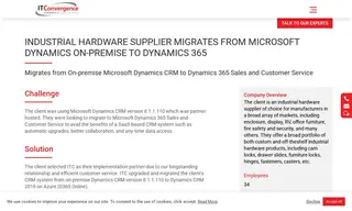 Preview of the Industrial Hardware Supplier Case Study