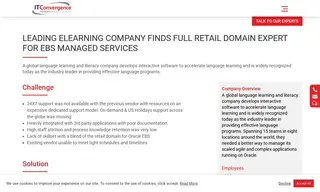 Preview of the Leading eLearning Company Case Study