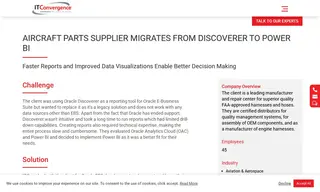 Preview of the Aerospace Company Case Study