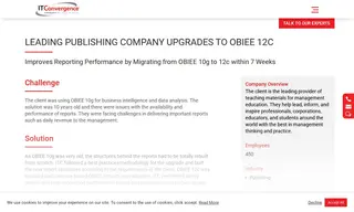 Preview of the Leading Publishing Company Case Study