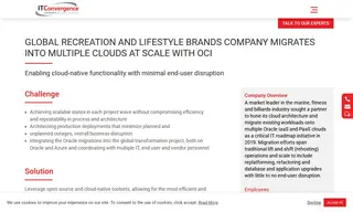 Preview of the Global Recreation and Lifestyle Brands Company Case Study