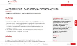 Preview of the American Health Care Company Case Study