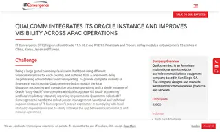 Preview of the Qualcomm Inc. Case Study
