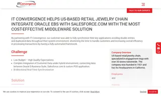 Preview of the Retail Jewelry Chain Case Study