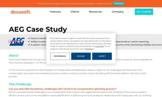 Preview of the Anschutz Entertainment Group, Inc. (aeg) Case Study