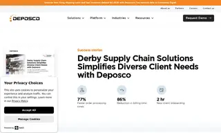 Preview of the Derby Supply Chain Solutions Case Study