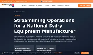 Preview of the National Dairy Equipment Manufacturer Case Study