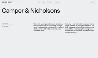 Preview of the Camper & Nicholsons Case Study