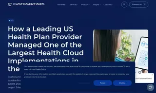 Preview of the Leading US Health Plan Provider Case Study