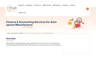 Preview of the Auto Spares Manufacturer Case Study