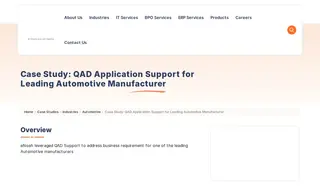 Preview of the Leading Automotive Manufacturer Case Study