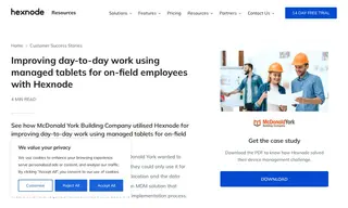 Preview of the McDonald York Building Company Case Study