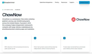 Preview of the ChowNow Case Study