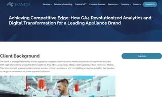 Preview of the Leading Appliance Brand Case Study