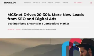 Preview of the MCSnet Case Study