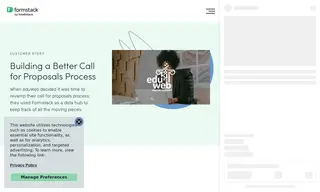 Preview of the eduWeb Case Study