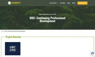 Preview of the University of British Columbia (ubc) Case Study