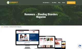 Preview of the Hemaware (project of the National Hemophilia Foundation) Case Study