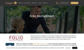 Preview of the Folio Recruitment Case Study