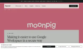 Preview of the Moonpig Case Study