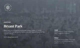 Preview of the Bryant Park Corporation Case Study