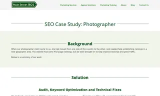 Preview of the Photographer Client Case Study