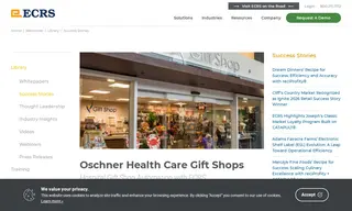 Preview of the Ochsner Healthcare Gift Shops Case Study