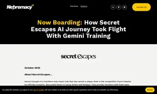 Preview of the Secret Escapes Case Study