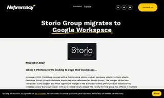 Preview of the Storio Group Case Study
