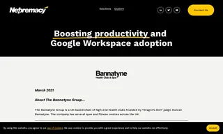 Preview of the The Bannatyne Group Case Study