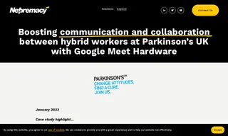 Preview of the Parkinson’s UK Case Study