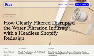 Preview of the Clearly Filtered Case Study