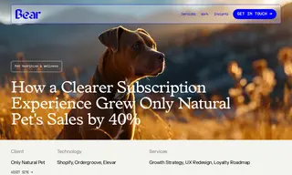 Preview of the Only Natural Pet Case Study
