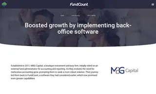 Preview of the MBG Capital Case Study