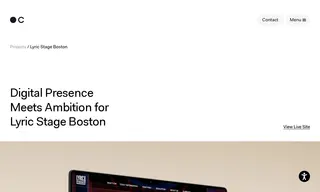 Preview of the Lyric Stage Boston Case Study