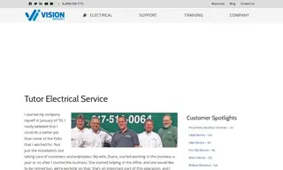 Preview of the Tutor Electrical Service Case Study