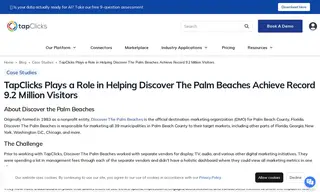 Preview of the Discover The Palm Beaches Case Study